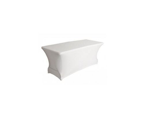 HOUSSE BLANC POUR TABLE RECTANGULAIRE 183x76cm