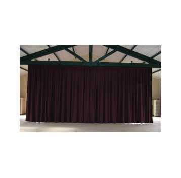 RIDEAU DE SCENE NOIR 3x3,50M