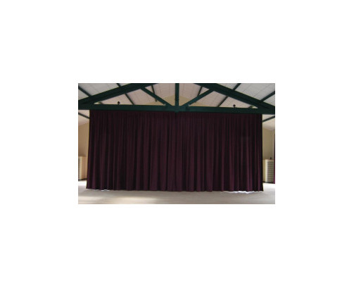 RIDEAU DE SCENE NOIR 3x3,50M